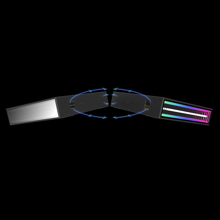 SWAFAN 140 EX INFINITY ARGB Sync PC Cooling Fan (3-Fan Pack)