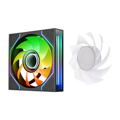 SWAFAN 140 EX INFINITY ARGB Sync PC Cooling Fan (3-Fan Pack)