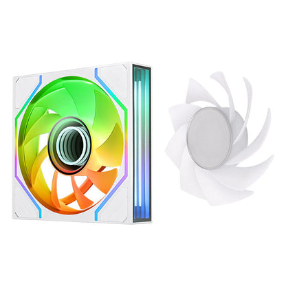 SWAFAN 120 EX INFINITY ARGB Sync PC Cooling Fan - Snow (3-Fan Pack)