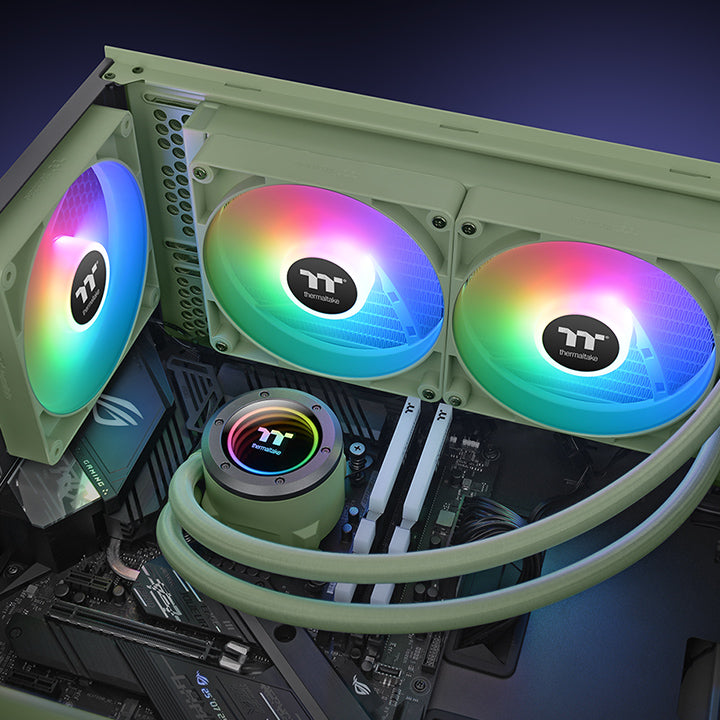 TH280 V2 ARGB Sync All-In-One Liquid Cooler - Matcha Green Edition
