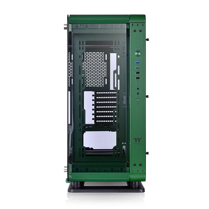 Core P6 Tempered Glass Racing Green Mid Tower Chassis
