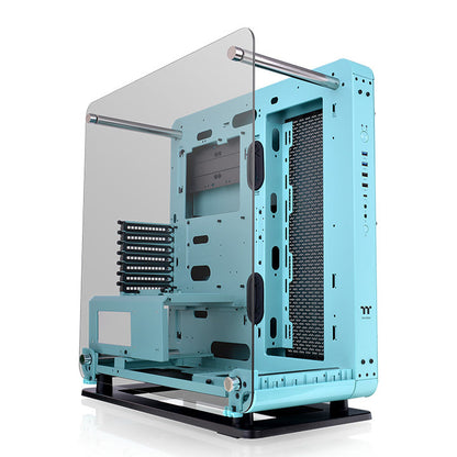 Core P6 Tempered Glass Turquoise Mid Tower Chassis