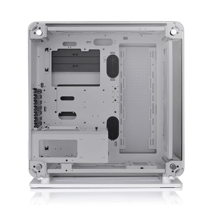 Core P6 Tempered Glass Snow Mid Tower Chassis