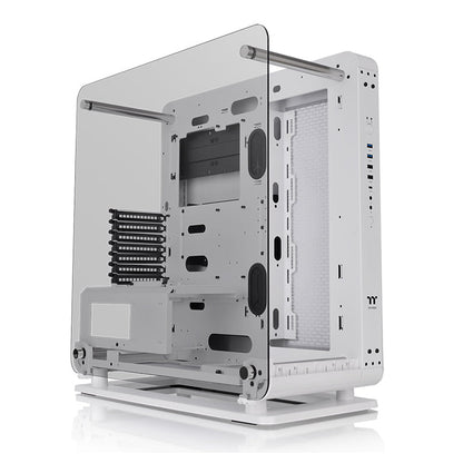 Core P6 Tempered Glass Snow Mid Tower Chassis