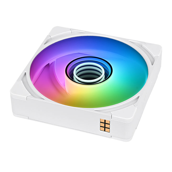 【新品未使用】Thermaltake CT120 EX ARGB Sync 3個 CT120 EX INFINITY ARGB Sync PC Cooling Fan - Snow (3-Fan Pack