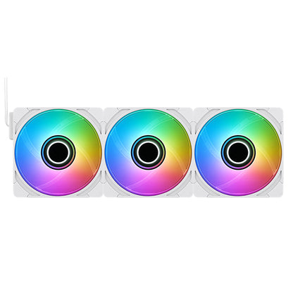 CT140 EX INFINITY ARGB Sync PC Cooling Fan - Snow (3-Fan Pack)