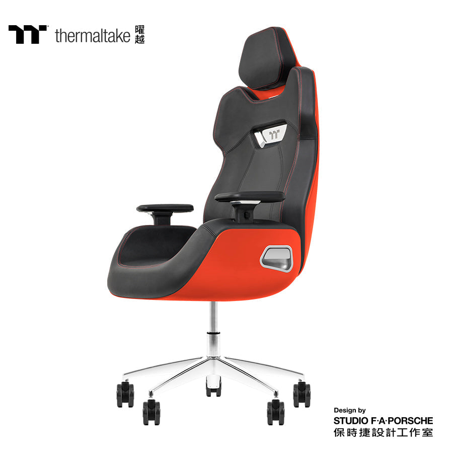 ARGENT E700 Real Leather Gaming Chair (Flaming Orange) Design by Studio F. A. Porsche