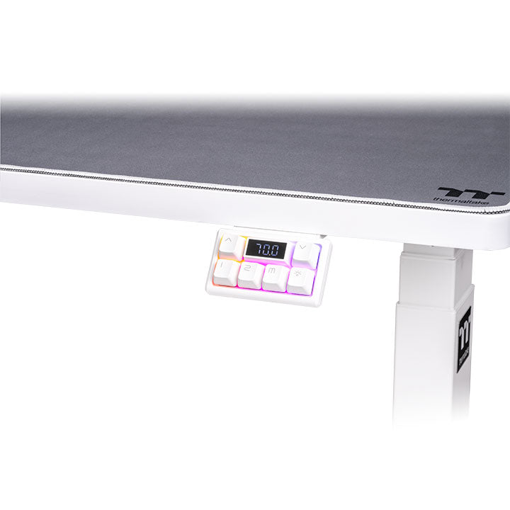 G700 RGB Gaming Desk Snow