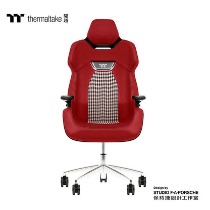 ARGENT E700 Real Leather Gaming Chair (Black Houndstooth Fabric) Design by Studio F. A. Porsche