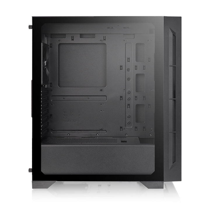 H330 Tempered Glass Mid-Tower Chassis  (with PSU)