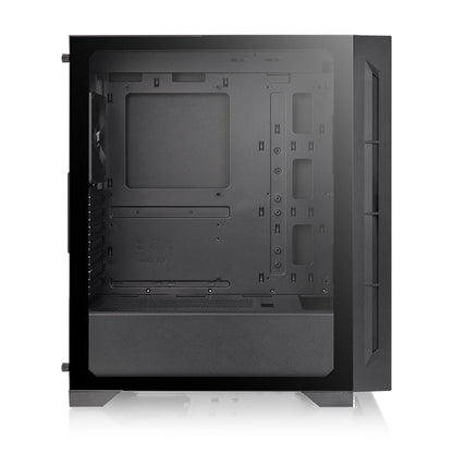 H330 Tempered Glass Mid-Tower Chassis  (with PSU)