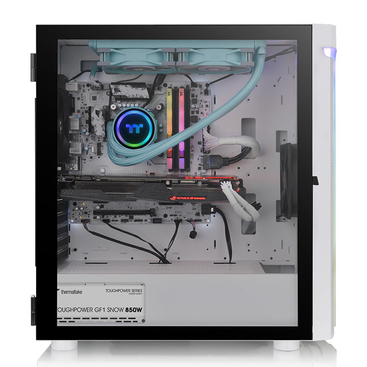 H590 TG Snow ARGB Mid Tower Chassis