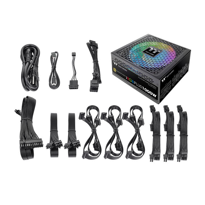Thermaltake iRGB PLUS 1000W 電源ユニット 動作品 Toughpower iRGB PLUS 1000W Gold - TT Premium Edition – Thermaltake