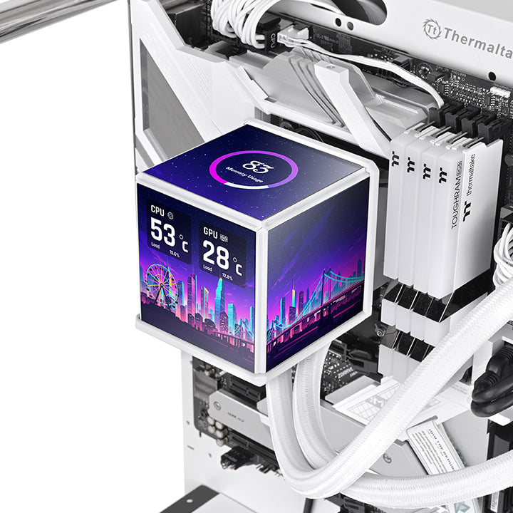 MINECUBE 360 Ultra ARGB Sync AIO Liquid Cooler - Snow Edition