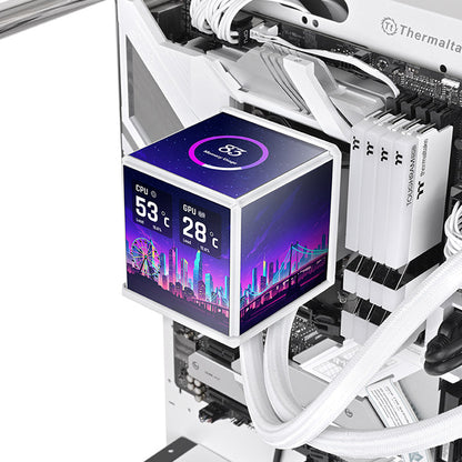 MINECUBE 360 Ultra ARGB Sync AIO Liquid Cooler - Snow Edition