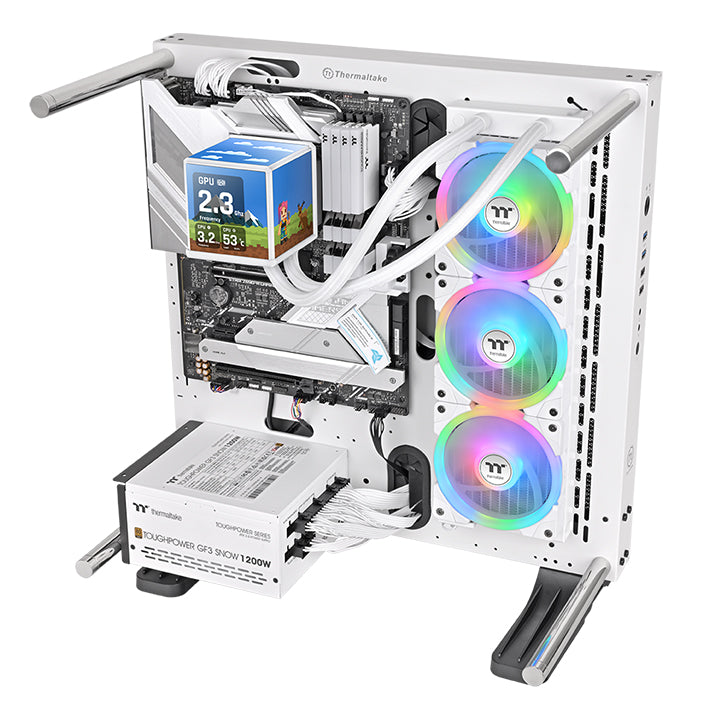 MINECUBE 360 Ultra ARGB Sync AIO Liquid Cooler - Snow Edition