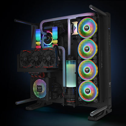 Riing Quad 12 RGB Radiator Fan TT Premium Edition 3 Fan Pack (Controller included)