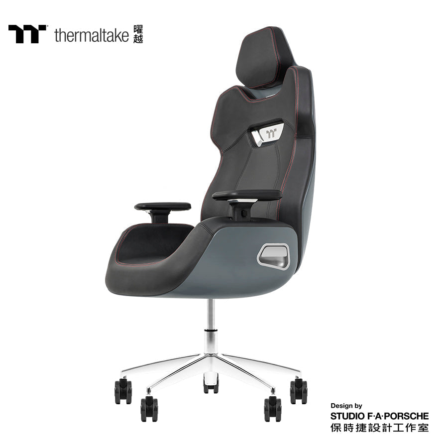 ARGENT E700 Real Leather Gaming Chair (Space Gray) Design by Studio F. A. Porsche