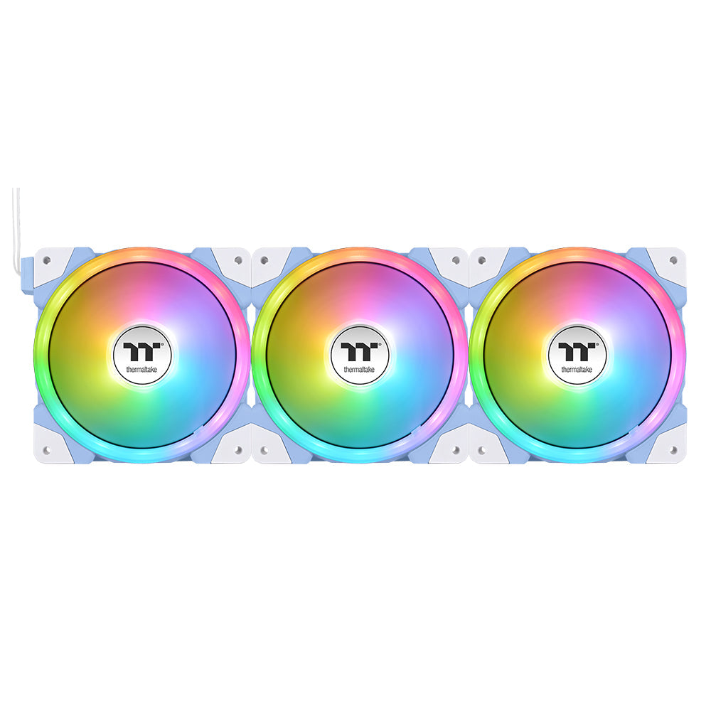 SWAFAN EX12 ARGB Sync PC Cooling Fan Hydrangea Blue TT Premium Edition (3-Fan Pack)