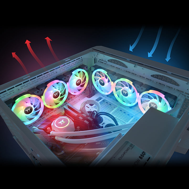 SWAFAN EX12 RGB PC Cooling Fan TT Premium Edition (3-Fan Pack)