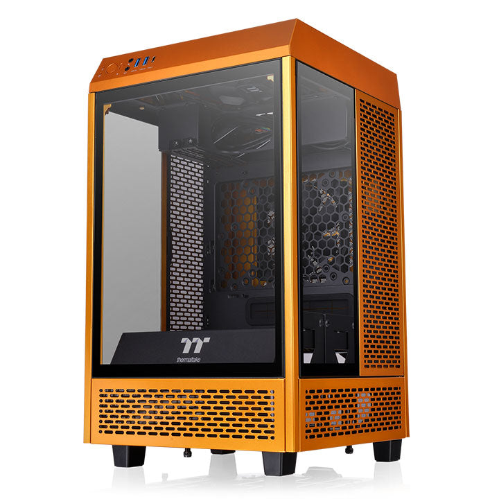 Thermaltake The Tower 100 ITX ケース The Tower 100 Metallic Gold Mini Chassis – Thermaltake Global