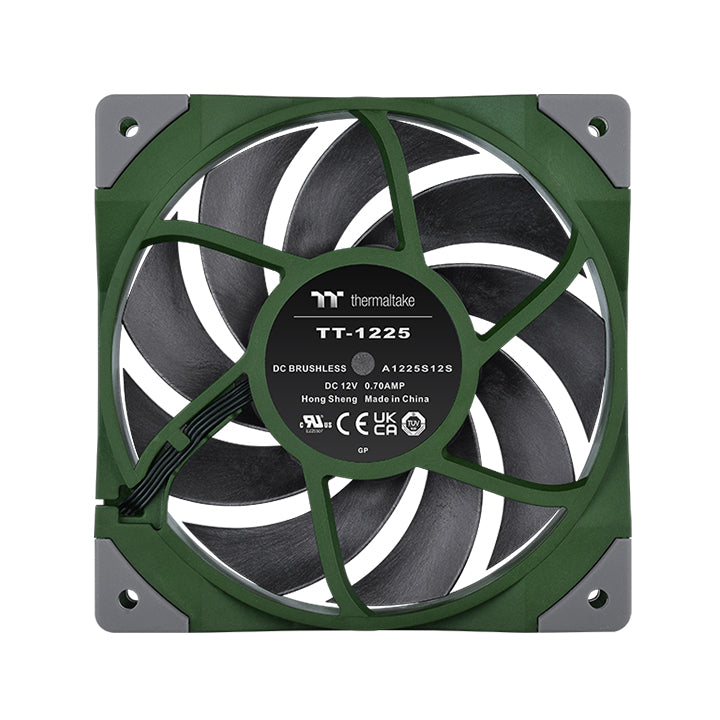 TOUGHFAN 12 Racing Green High Static Pressure Radiator Fan (Single Fan Pack)