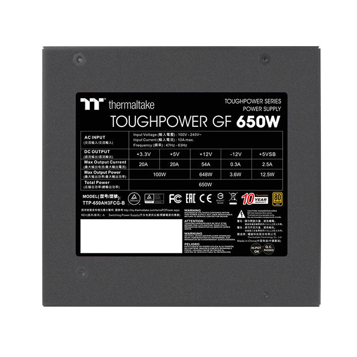 鋼影 Toughpower GF 650W 金牌認證電源 (台灣限定)