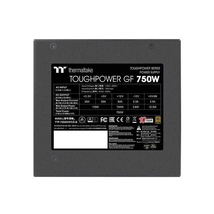 Toughpower GF 750W Gold (Regional Only – KR)