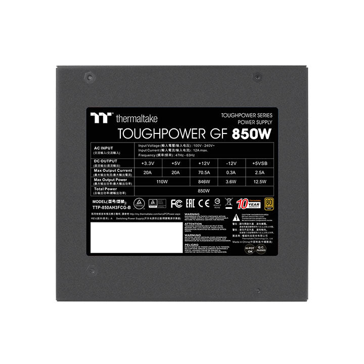 Toughpower GF 850W Gold (Regional Only – KR)