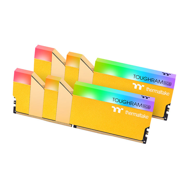 TOUGHRAM RGB Memory DDR4 3600MHz 16GB (8GB x2)-Metallic Gold