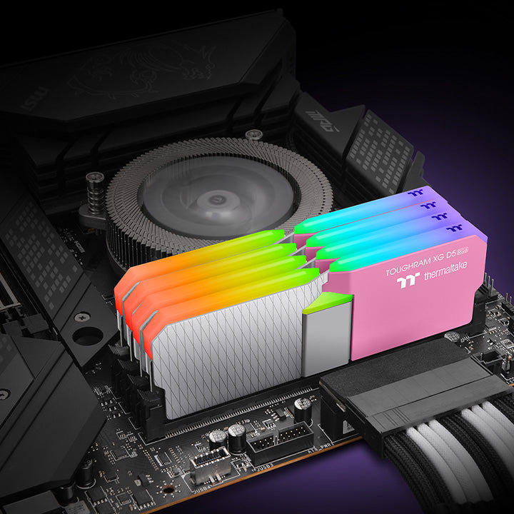TOUGHRAM XG RGB D5 Memory DDR5 6000MT/s 32GB (16GB x2) – Bubble Pink