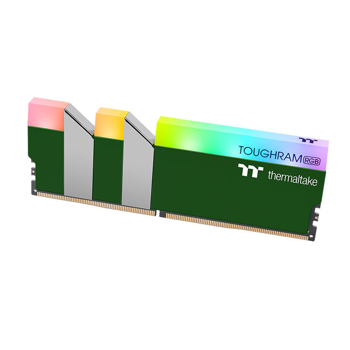 Thermaltake Toughram RGB DDR4 3600 8GB×4 TOUGHRAM RGB Memory DDR4 3600MHz 16GB (8GB x2)-Racing Green