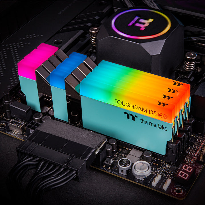 TOUGHRAM RGB D5 Memory DDR5 5600MT/s 32GB (16GB x2) - Turquoise