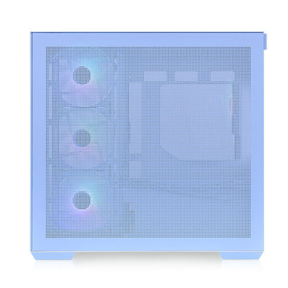 View 380 TG ARGB Hydrangea Blue Mid Tower Chassis