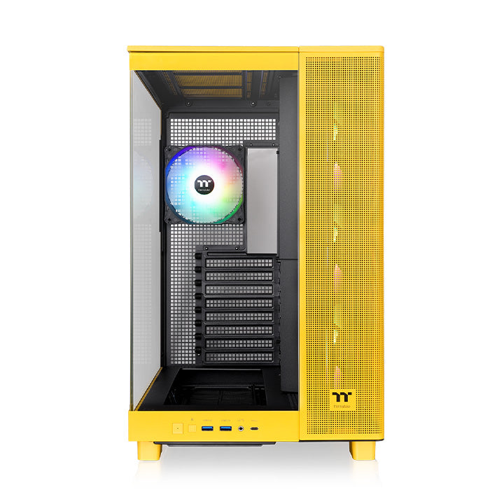 【美品】 View 380 XL TG ARGB Bumblebee View 380 XL TG ARGB Bumblebee Mid Tower Chassis – Thermaltake Global