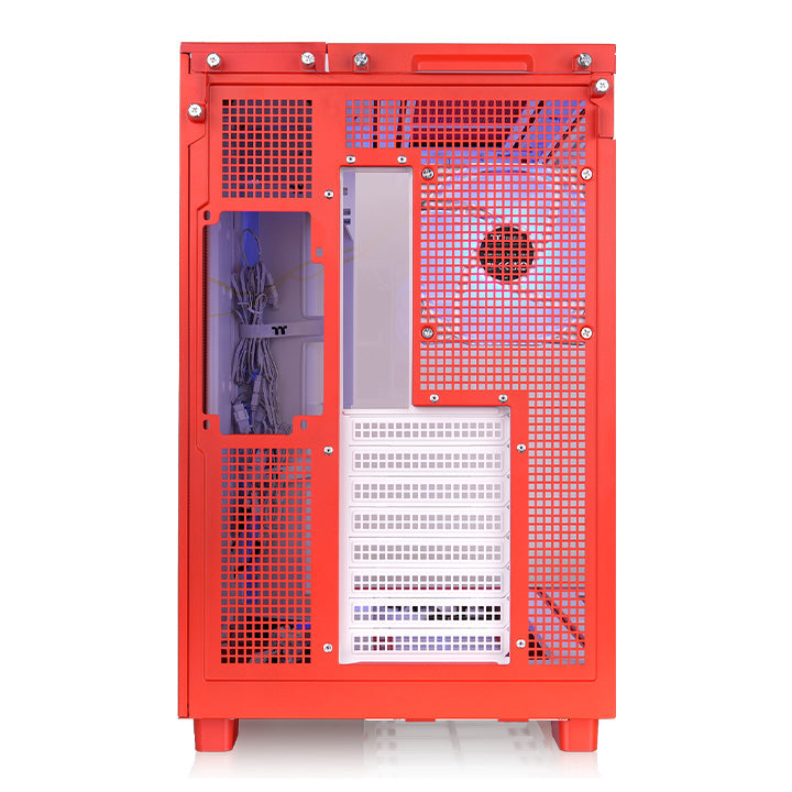 View 380 XL TG ARGB Flaming Orange Mid Tower Chassis – Thermaltake
