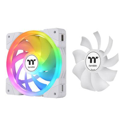 SWAFAN EX12 ARGB Sync PC Cooling Fan White TT Premium Edition (3-Fan Pack)