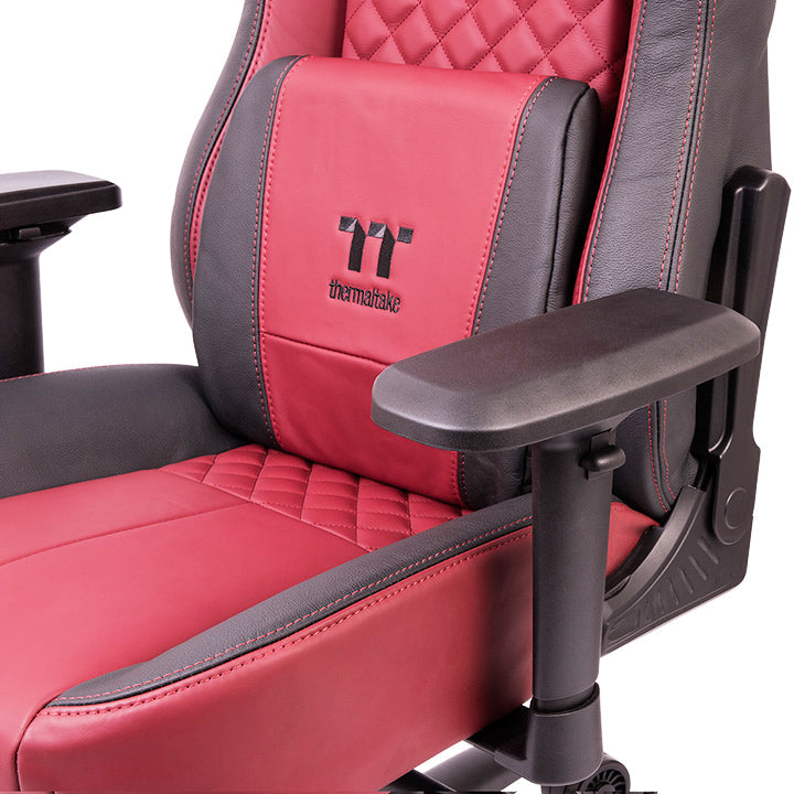X COMFORT Real Leather Burgundy Red