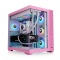 View 380 TG ARGB Bubble Pink Mid Tower Chassis