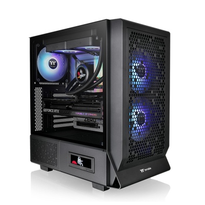 Chiguo ZC01M chassis tempered full-side water-permeable cooling chassis  open game personalized split water cooling